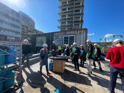 Baustellenbesichtigung Westhof