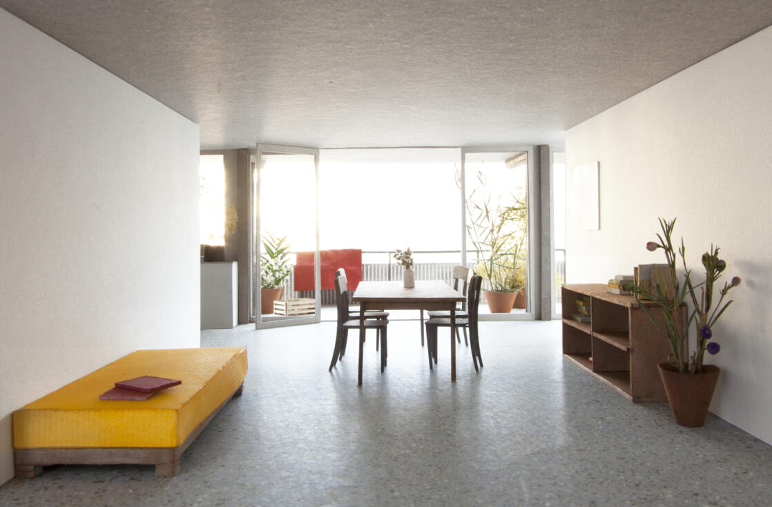 Ansicht Wohnung innen Modell Conen Sigl  [S]