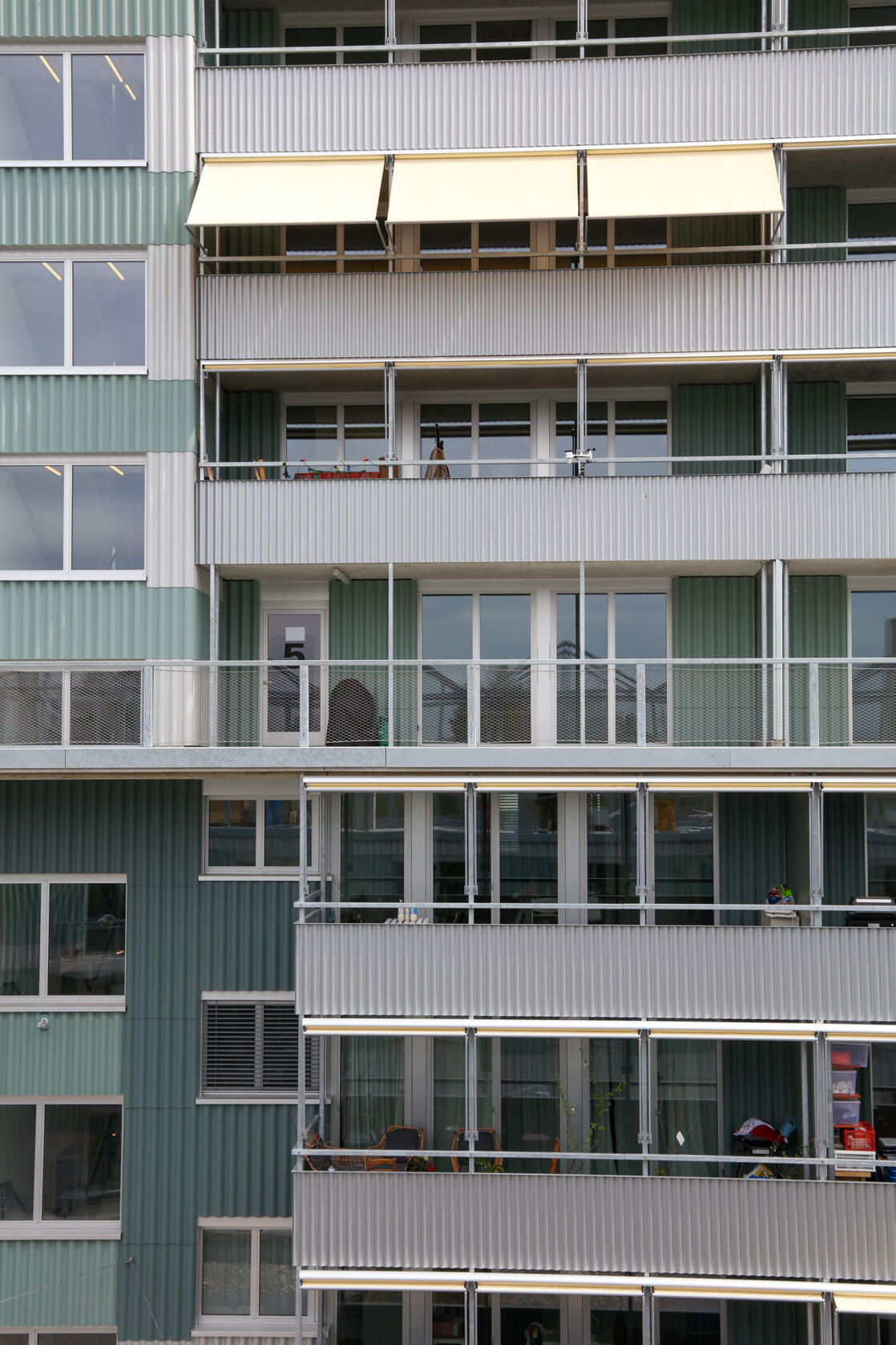 Detailansicht Welletternitfassade[S]