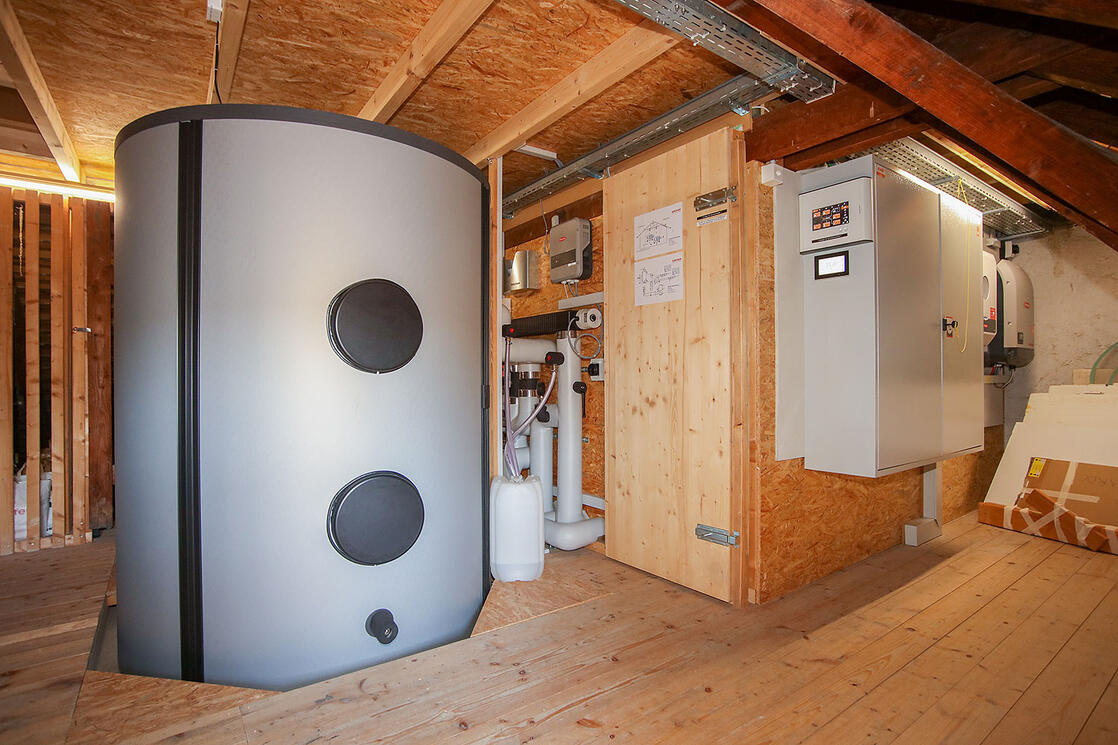 Wärmespeicher, Messanlage