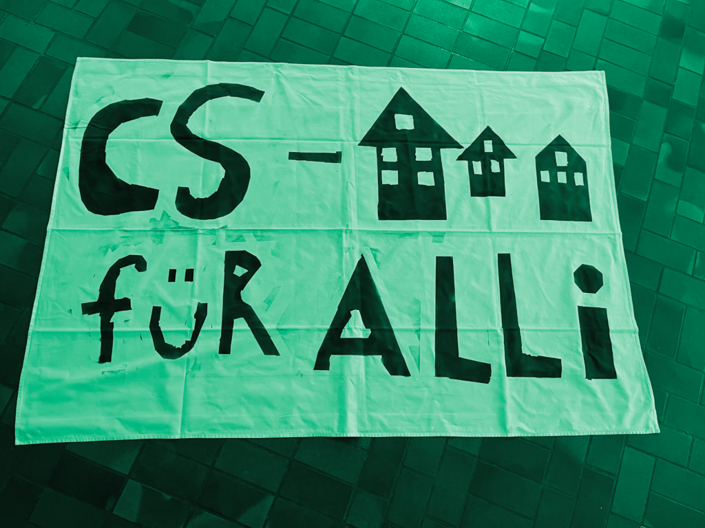 CS-Immobilien für Alle - Transpi